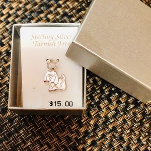 Sterling Silver Doggie Charm